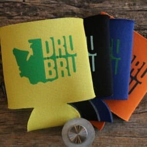 DRU BRU - WA State Koozie