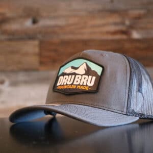 DRU BRU - Mtn Patch Hat - Dark Gray/Black